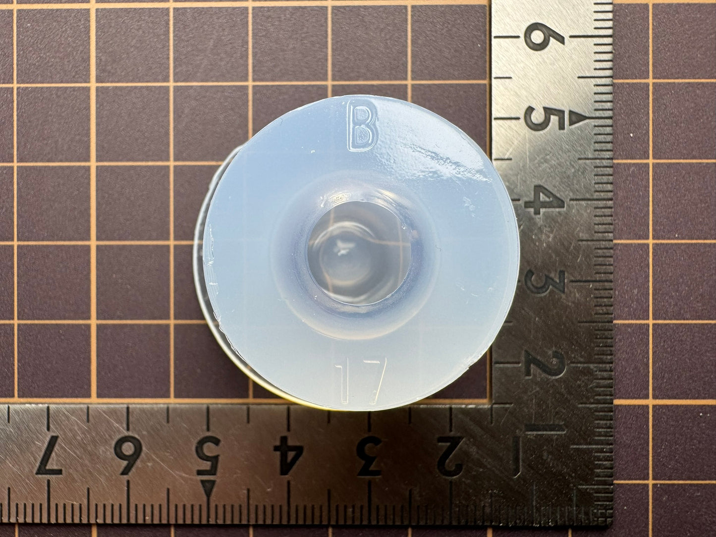 17mm「一体型リンゴB」レジン用モールド
