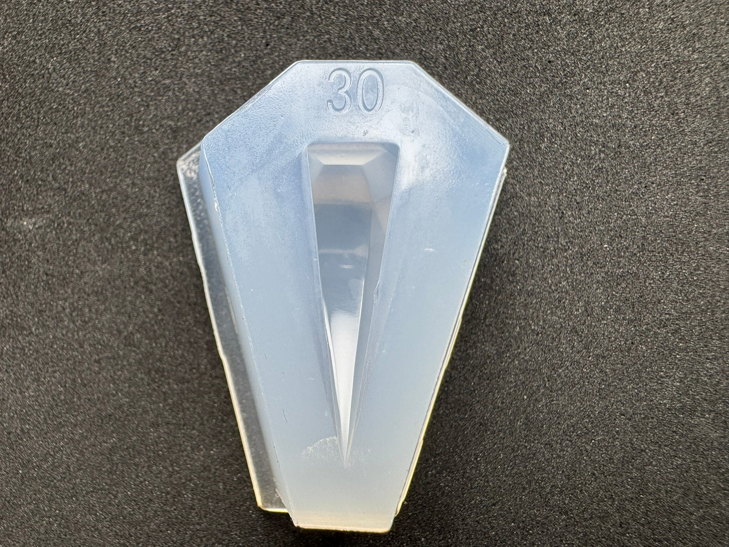 30mm「一体型六角錐ペンデュラム」レジン用モールド