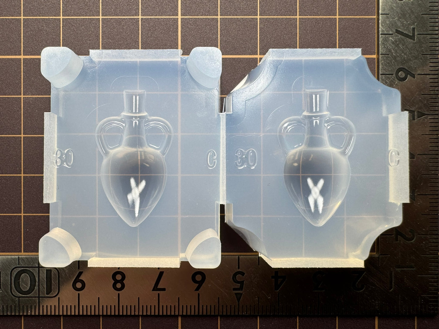 30mm「ポーションボトルC」レジン用モールド