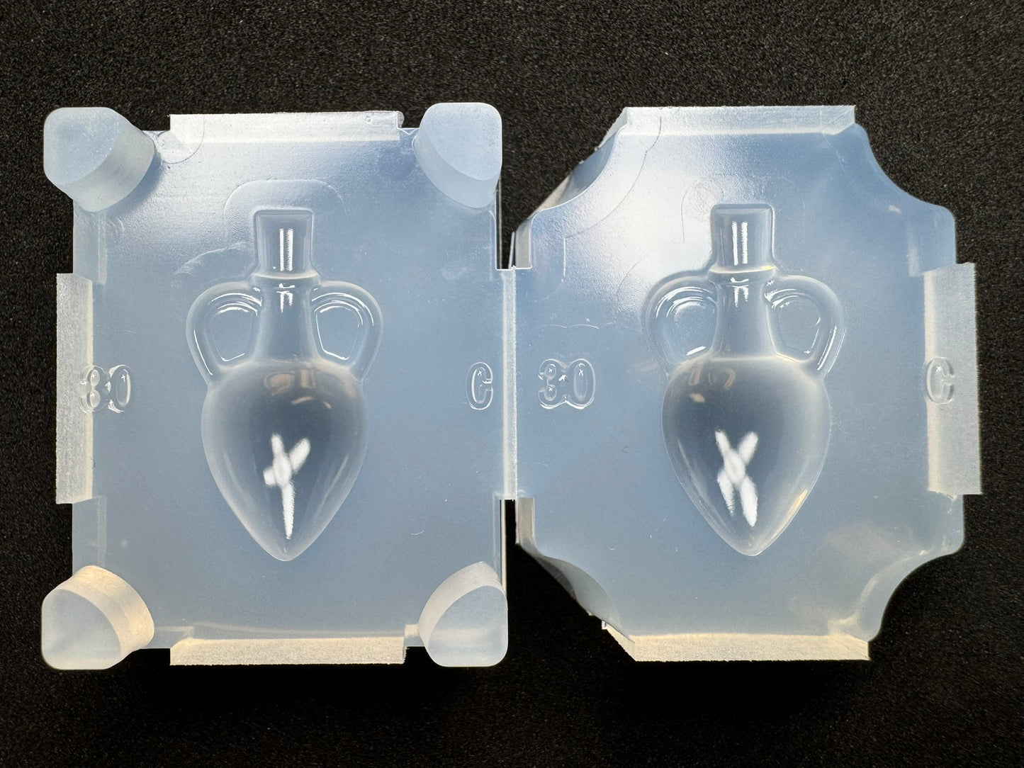 30mm「ポーションボトルC」レジン用モールド