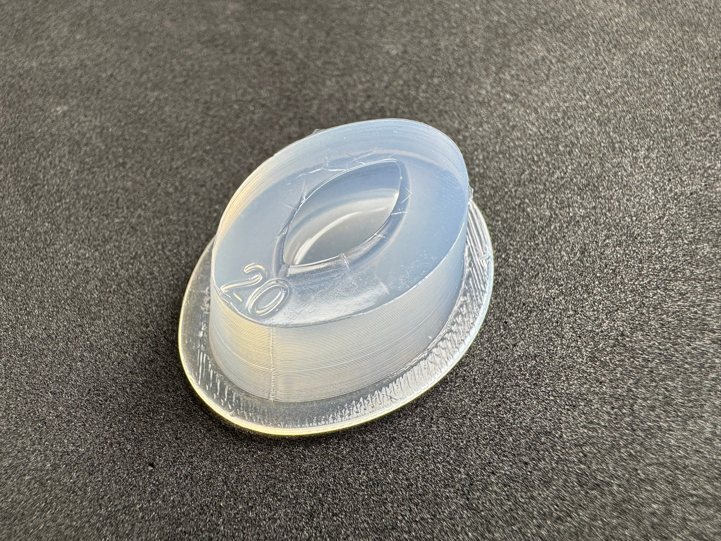 20mm「一体型馬の目」レジン用モールド