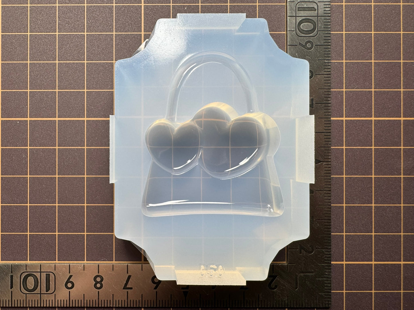 50mm「ハンドバッグD」レジン用モールド