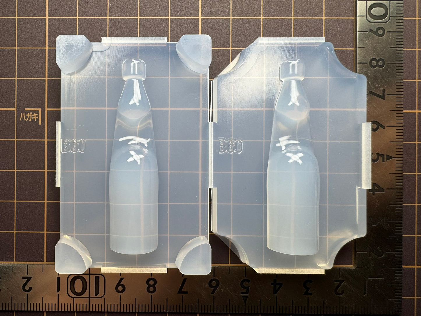Bタイプ　60mmラムネ瓶用　枠作成モールド