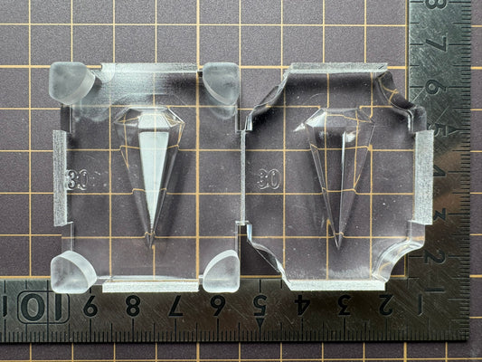 超高強度シリコン「六角錐ペンデュラム」レジン用モールド