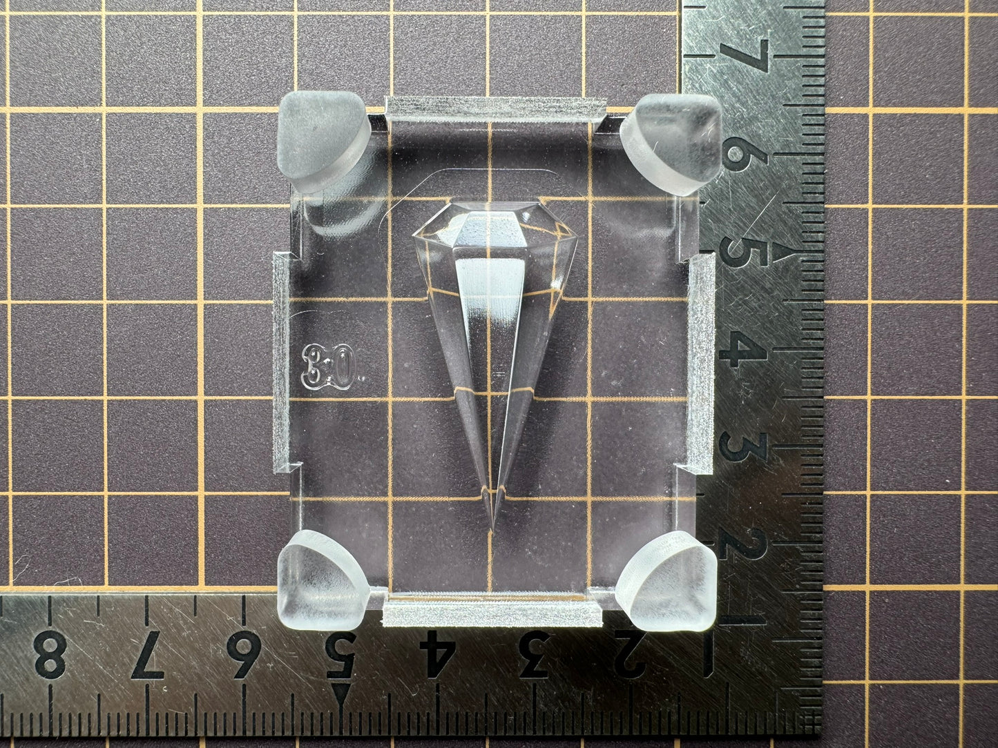 超高強度シリコン「六角錐ペンデュラム(裏)」レジン用モールド