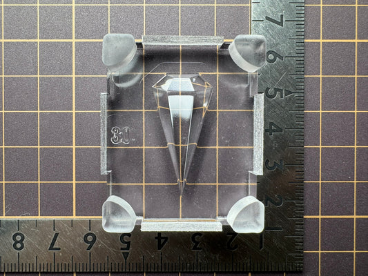 超高強度シリコン「六角錐ペンデュラム(裏)」レジン用モールド