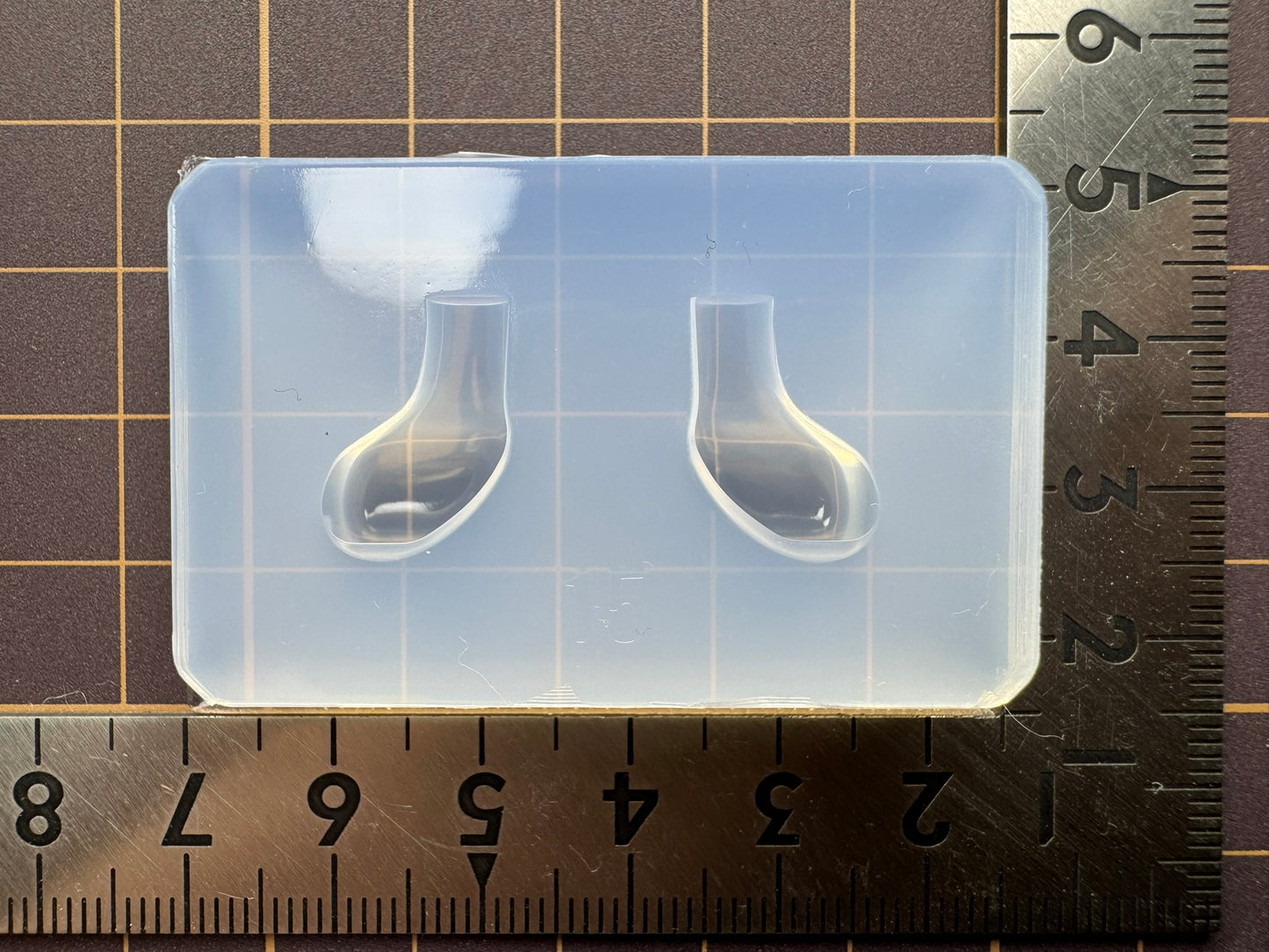 15mm「デフォルメ足」レジン用モールド