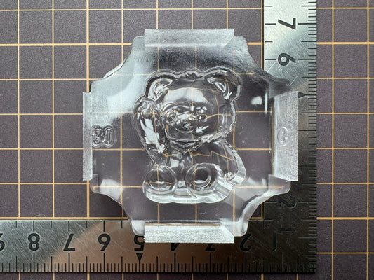 超高強度シリコン「30mmくまぐみC」レジン用モールド