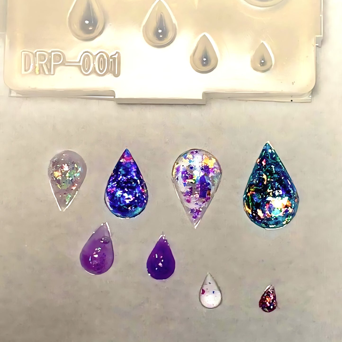 DRP-001「雫アソート」レジン用モールド
