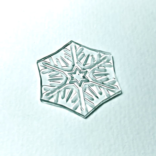 「雪の結晶模様B」レジン用モールド
