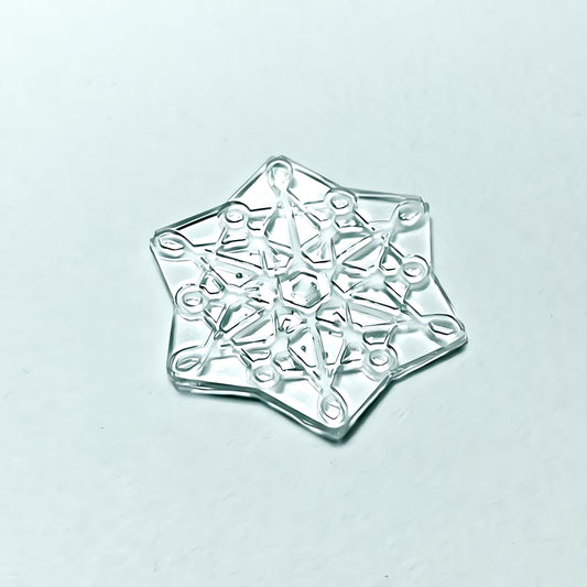 「雪の結晶模様C」レジン用モールド