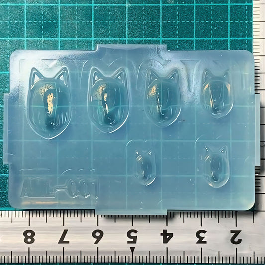 AML-001「狐面アソート」レジン用モールド