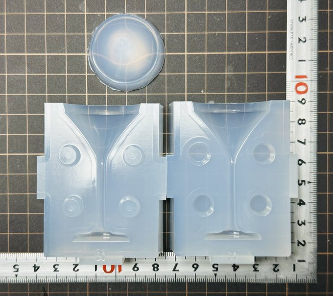 60mm「カクテルグラスA」レジン用モールド