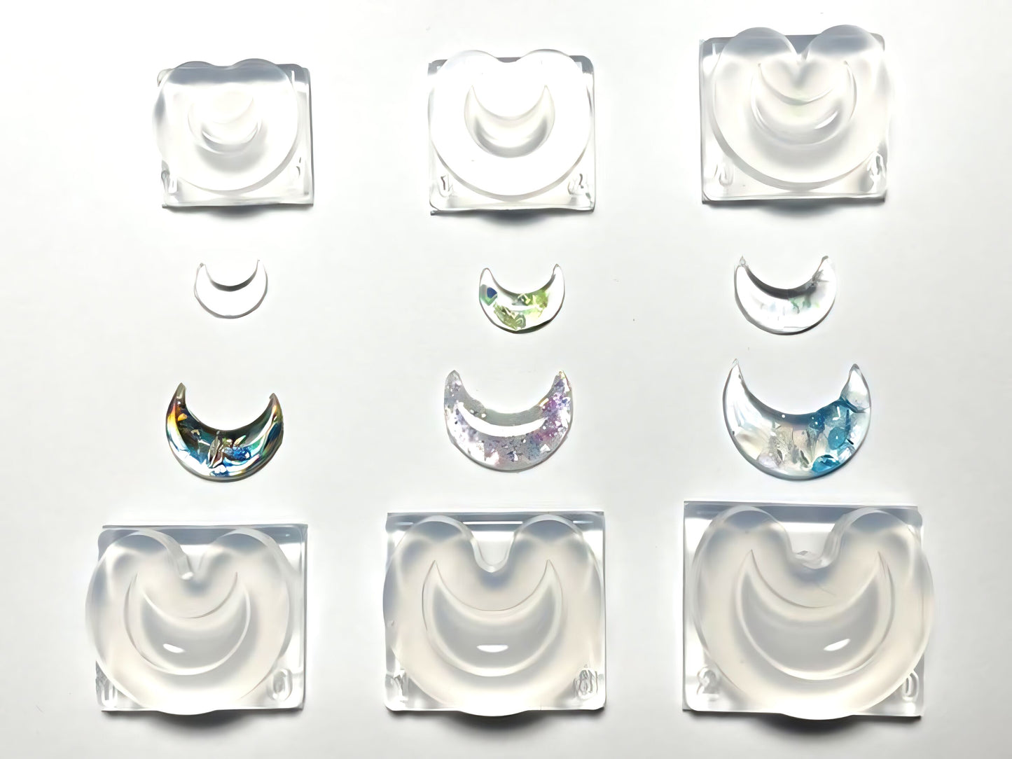ECO「ぷっくり三日月A」レジン用モールド