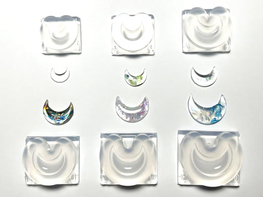 ECO「ぷっくり三日月A」レジン用モールド