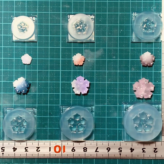 ECO「和菓子（桔梗）」レジン用モールド